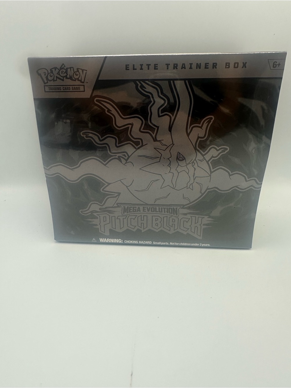 Pokemon Elite Trainer Box Mega Evolution Pitch Black - Black and Silver
